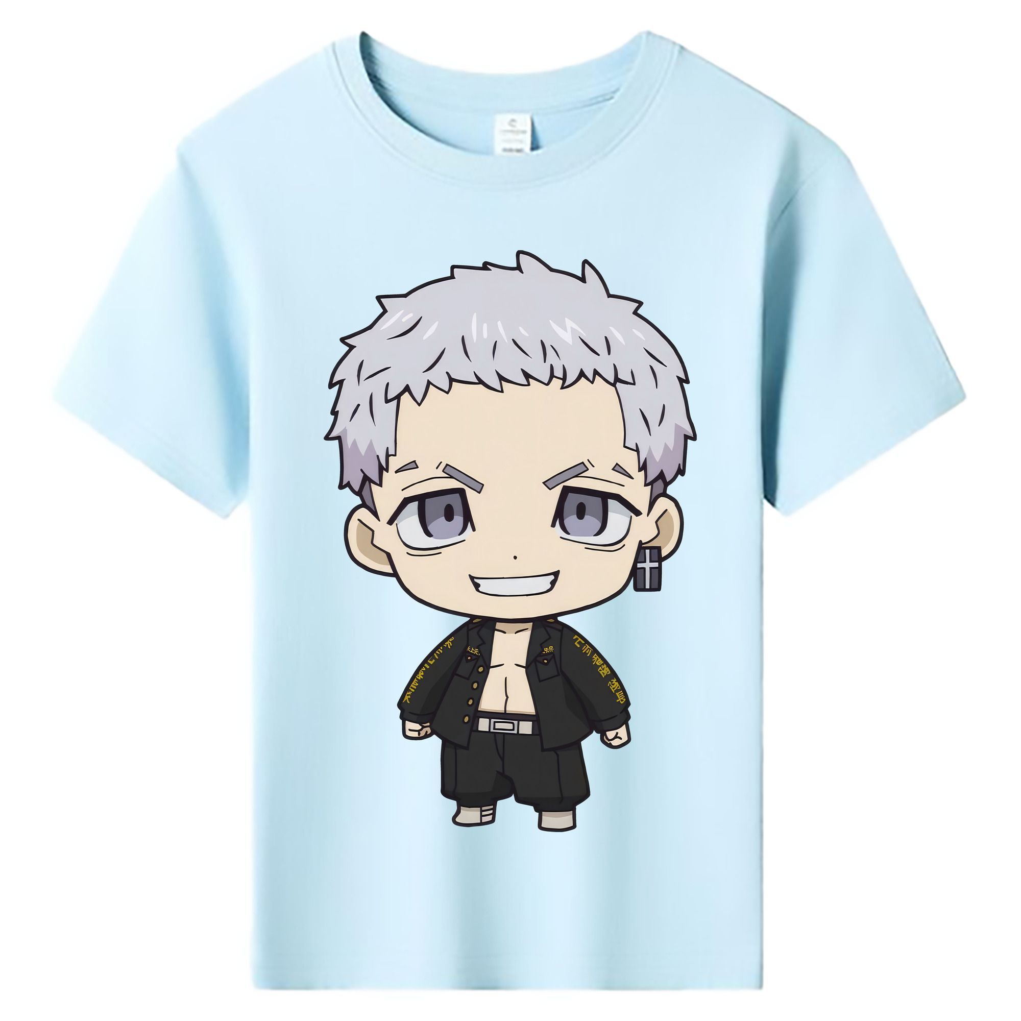 （画像用） 東京リベンジャーズ Tokyo Revengers 綿100％キッズTシャツ（フロントプリント）